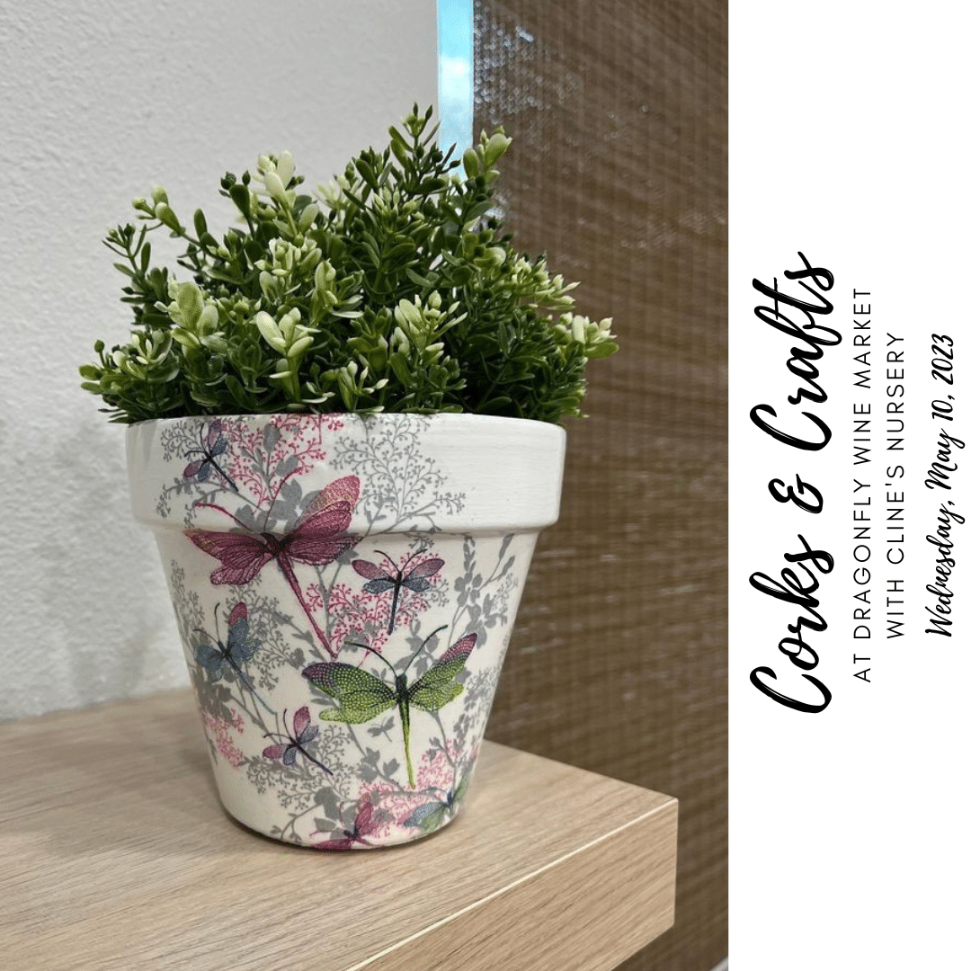 decoupage pot event